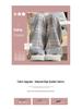 Gray Plaid High-Waisted Wool Wide-Leg Pants for Women - Retro Casual Autumn/Winter Straight Leg