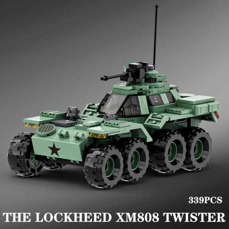 2026 new military armored vehicle Haima rocket infantry combat vehicle model building blocks assembled toys, tank gifts