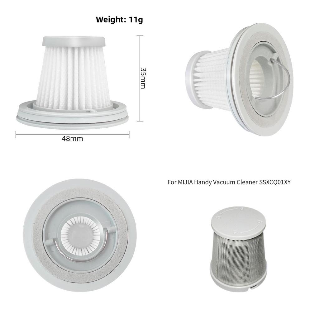 Для ручного пылесоса Xiaomi Mijia Ssxcq01xy: Фильтрующий элемент и стальная крышка для дома