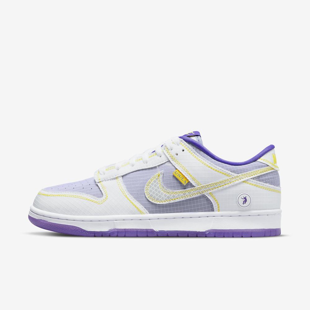 Nike X Union Dunk Low Passport Pack Court Purple White DJ9649-500