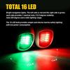 Waterproof Red Green Boat Navigation LED Light Fit Marine Bow Pontoon Lamp 12V
