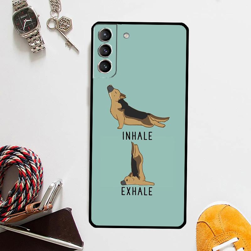 Чехол с изображением немецкой овчарки для Samsung Galaxy S24 Ultra S23 S22 S21 S20 Plus Note 10 Note 20 S9 S10 S21 FE