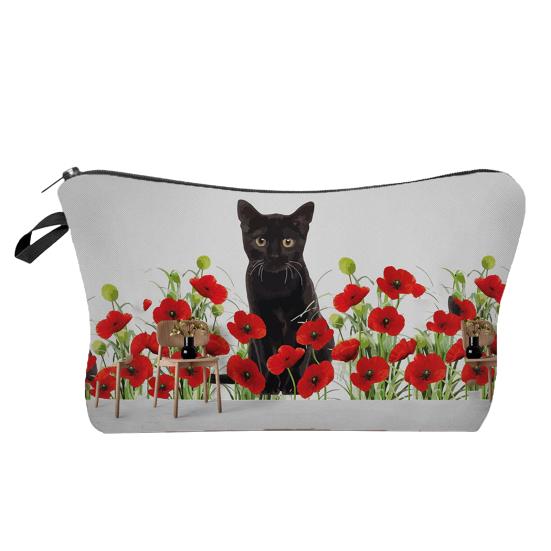 Косметичка с 3D-принтом Портативная квадратная многофункциональная дорожная сумка большой емкости