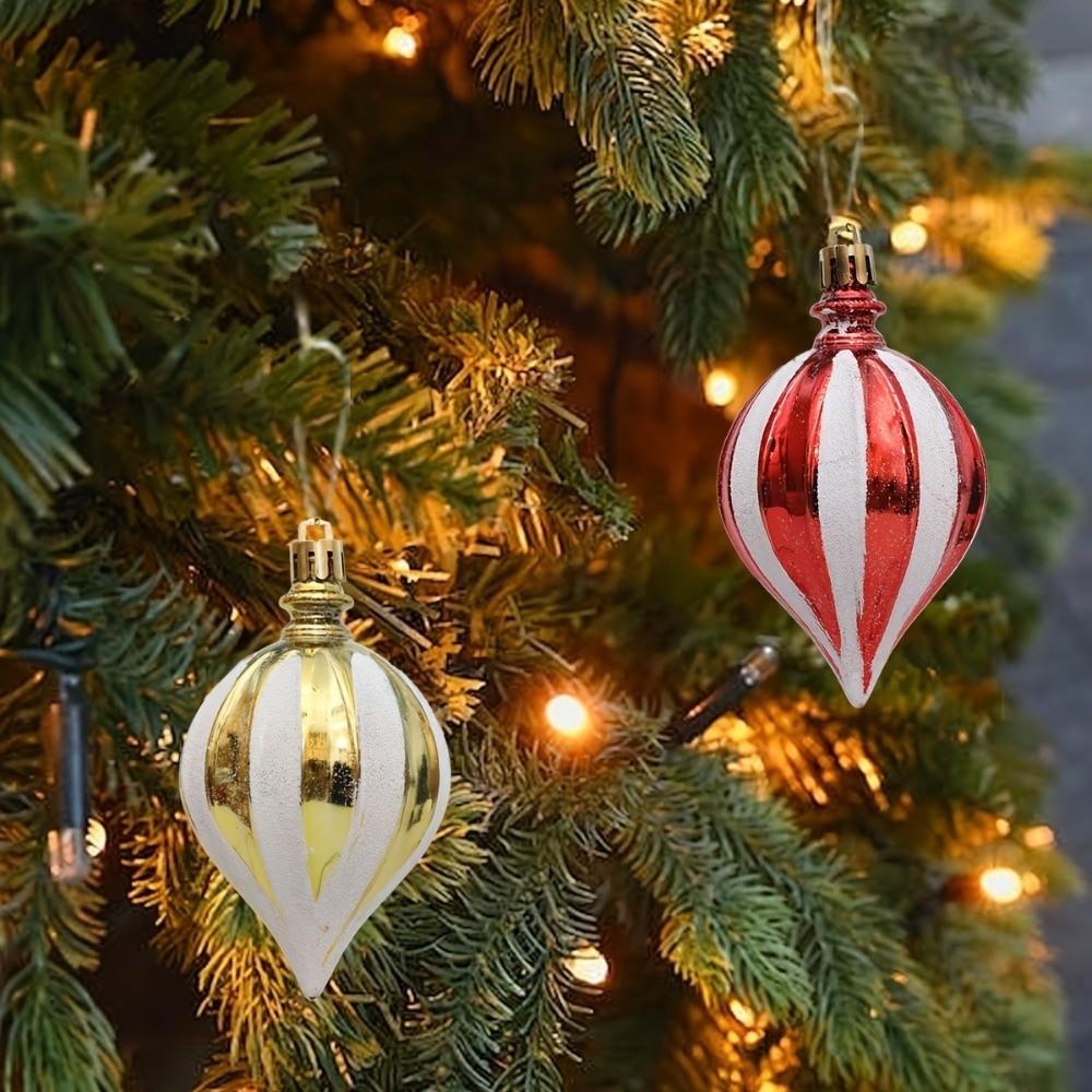 Cartoon Christmas Tree Pendants Plastic Merry Christmas Tree Decor Indoor Outdoor Ornaments