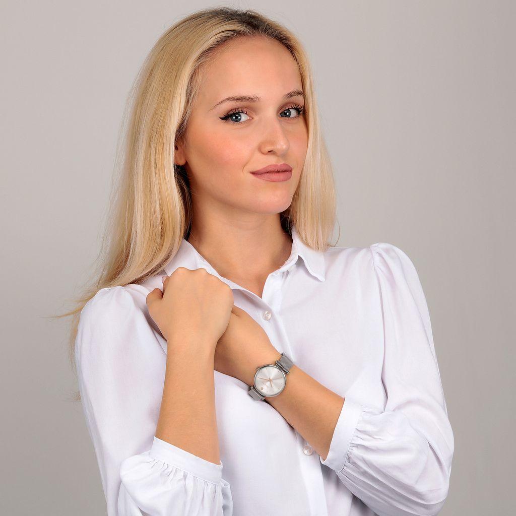 Oui & Me Etoile Нержавеющая сталь Серебристый циферблат Кварцевые ME010296 Женские часы
