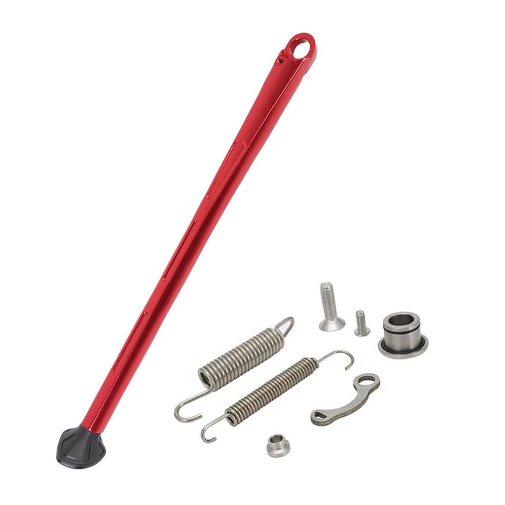 Подножка мотоцикла с увеличенным основанием, изготовленная на станке с ЧПУ из алюминиевого сплава, яркого цвета, устойчивая, прочная боковая подставка для мотоцикла для обслуживания