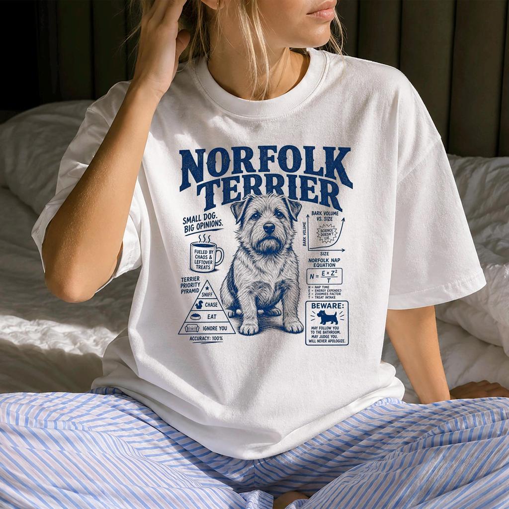 Funny Norfolk Terrier Shirt - Retro Dog Gift - Sarcastic Norfolk Terrier Clothing