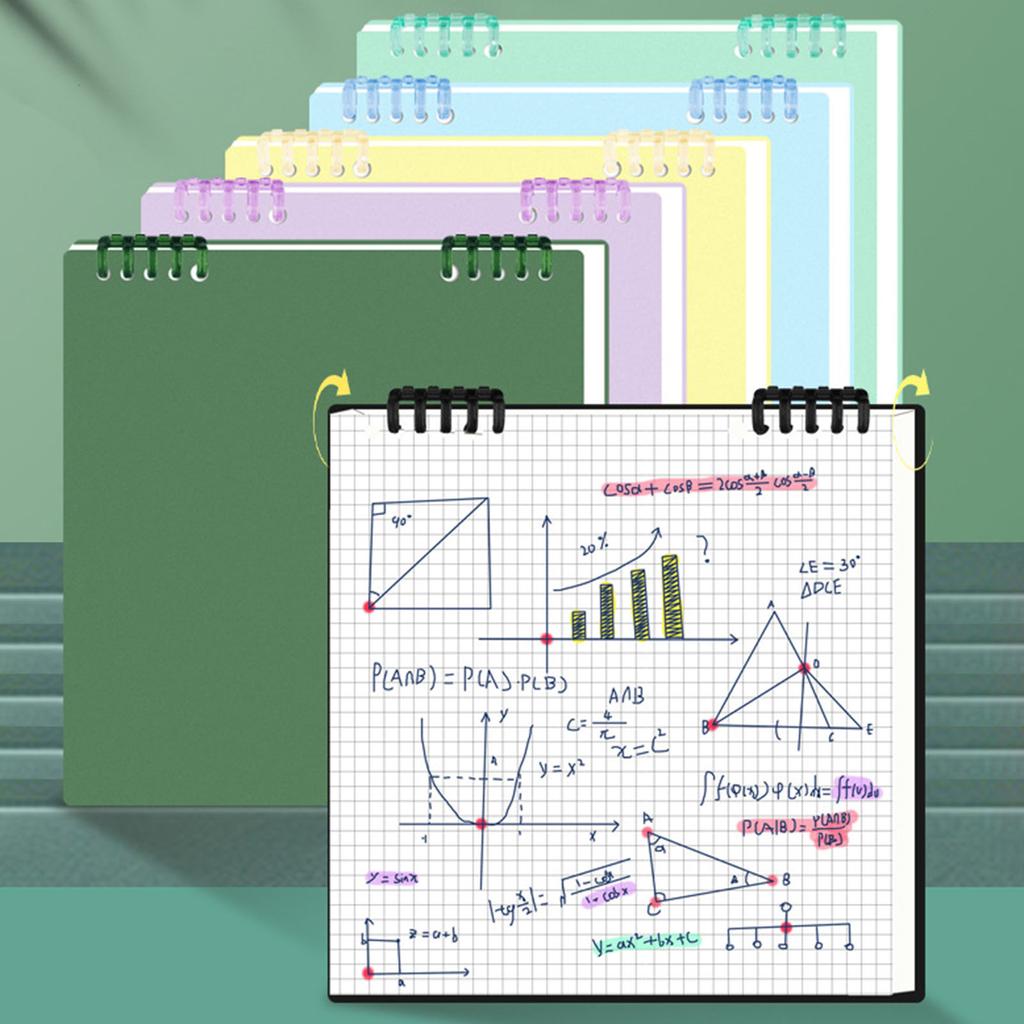 Заполняемый блокнот-планировщик, блокнот-журнал для заметок, планов, ментальных карт, ежедневного ведения дневника, 120 страниц в сетку