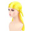 2 шт. шелковистый Durag для мужчин и женщин длинный хвост Durag Wave головные повязки на шею атласный Doo Durag с широкими ремнями