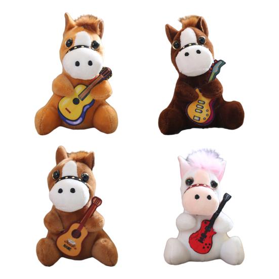 Брелок для ключей в виде куклы в мультяшном стиле, в форме лошади, кукольная фигурка, ключи, рюкзаки, машинки