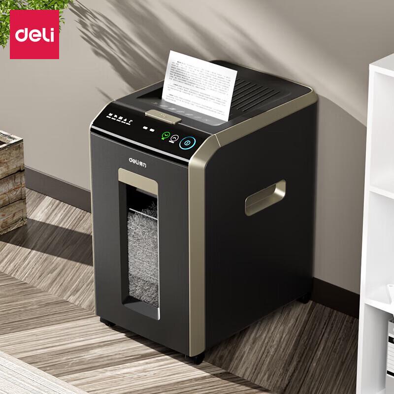 Deli GA707 Commercial Auto-Feed Paper Shredder CN plug (adapter included)