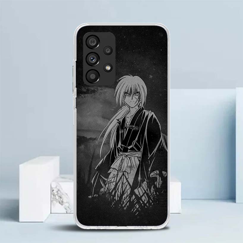 Чехол для телефона Rurouni Kenshin Anime для Samsung Galaxy A17 A37 A57 A16 A26 A36 A56 A15 A14 A55 A13 A53 A25 A35 A24 A34 A23 A33 Gala