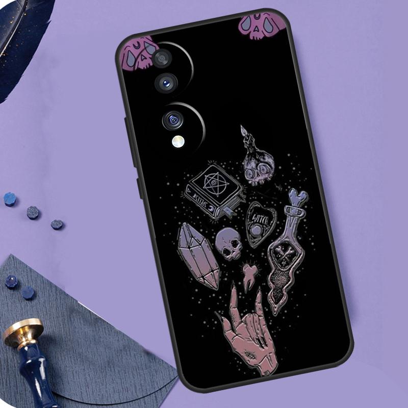 Чехол для телефона Witchcraft Dark Witch для Honor X8b X9b X9a X8a X7a X6a X7 X8 X9 Чехол для Honor Magic 6 5 Pro 50 70 90 Lite