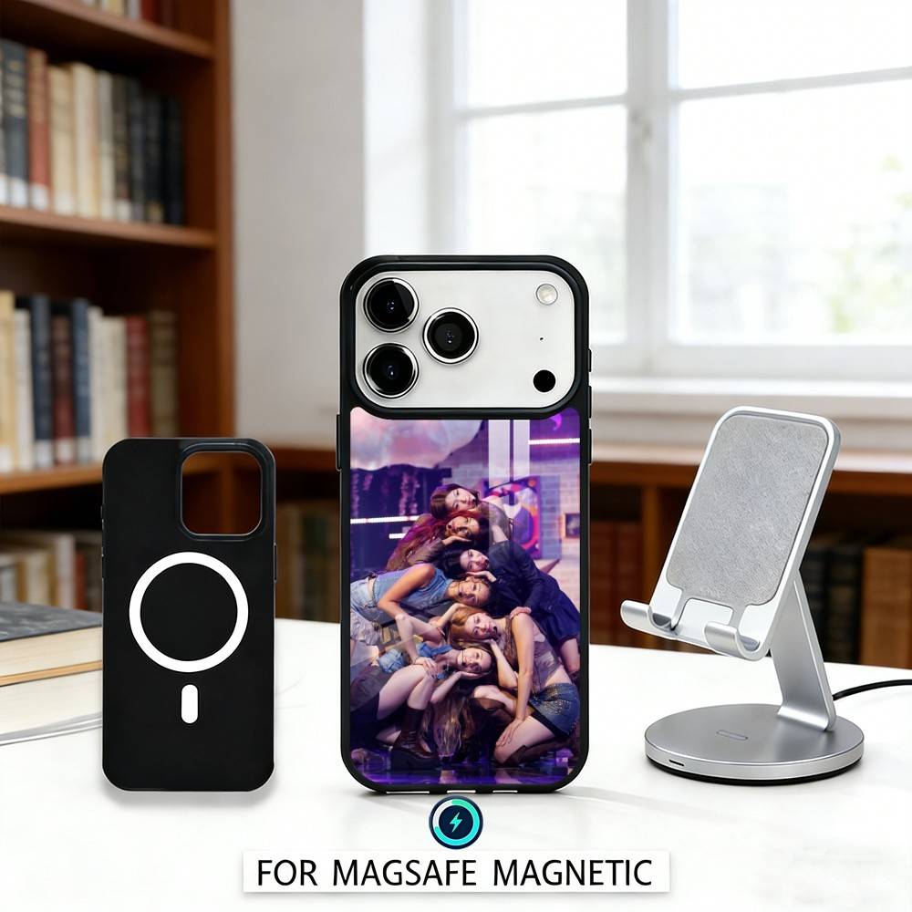 T-Trendy Hot Music K-KATSEYE Phone Case For iPhone 17,16,15,14,13,12,Pro,Max For Magsafe Magnetic Wireless Charging
