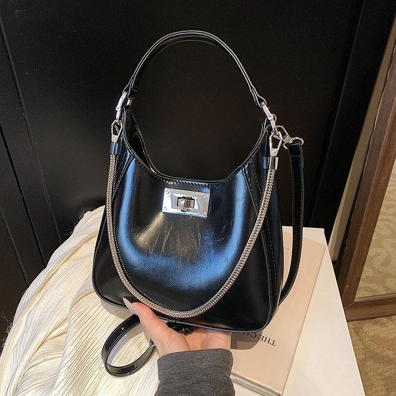 Премиальная ретро-сумка женская весна-лето 2025 новая нишевая дизайнерская сумка через плечо, сумка-мессенджер, корейская версия, портативная сумка-ведро