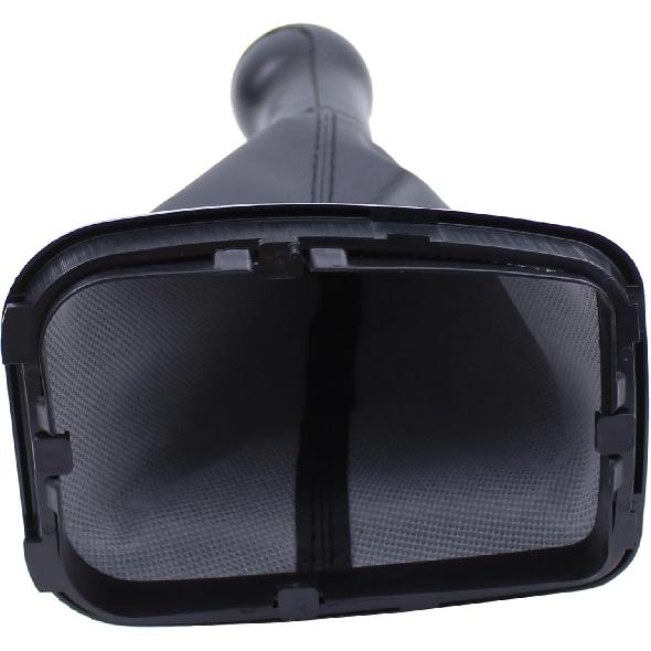 ApplianPar 5 Speed Gear Shift Knob Stick Shifter Lever Head with Gaitor Boot Cover for VW Bora Golf Jetta MK4 GTI R32 1999-2005