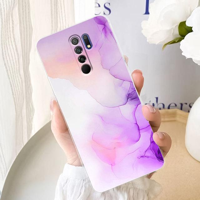 Для Redmi 9A 9C NFC чехол для Xiaomi Redmi 9 силиконовый модный прозрачный чехол из ТПУ для Xiaomi Redmi 9T 9AT чехол для телефона Fundas