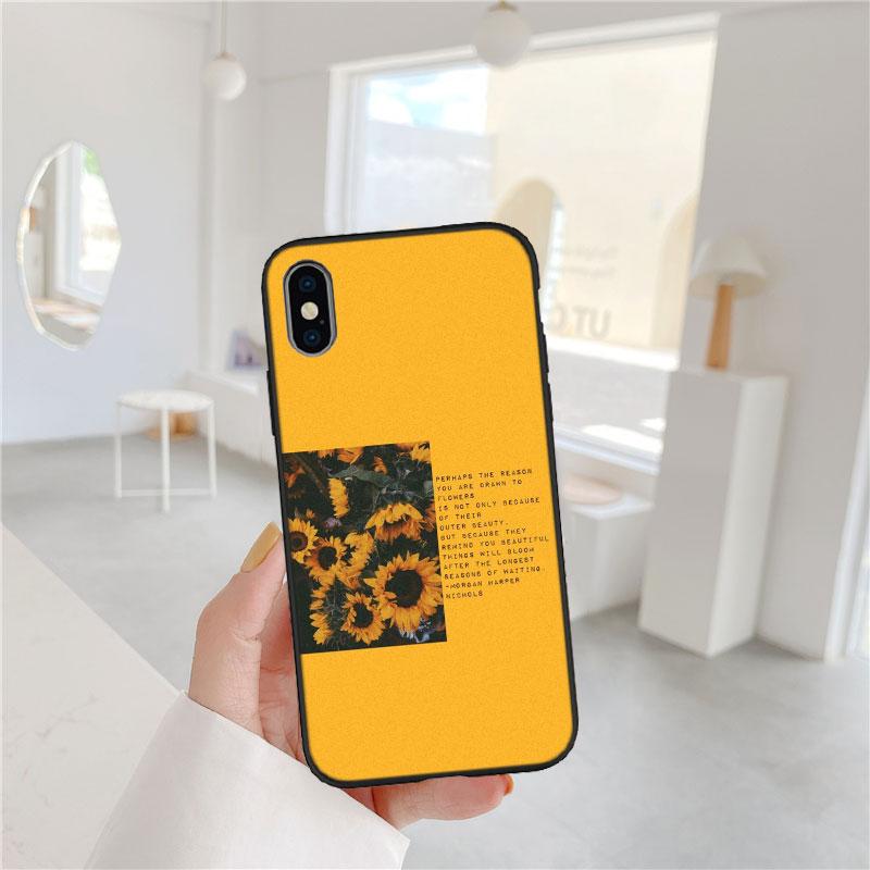 PP9 Красивый Желтый Подсолнух Мягкий Чехол для Телефона для Xiaomi Xiaomi Poco M4 M5 M6 M7 X3 X6 X7 F8 Ultra Pro GT NFC
