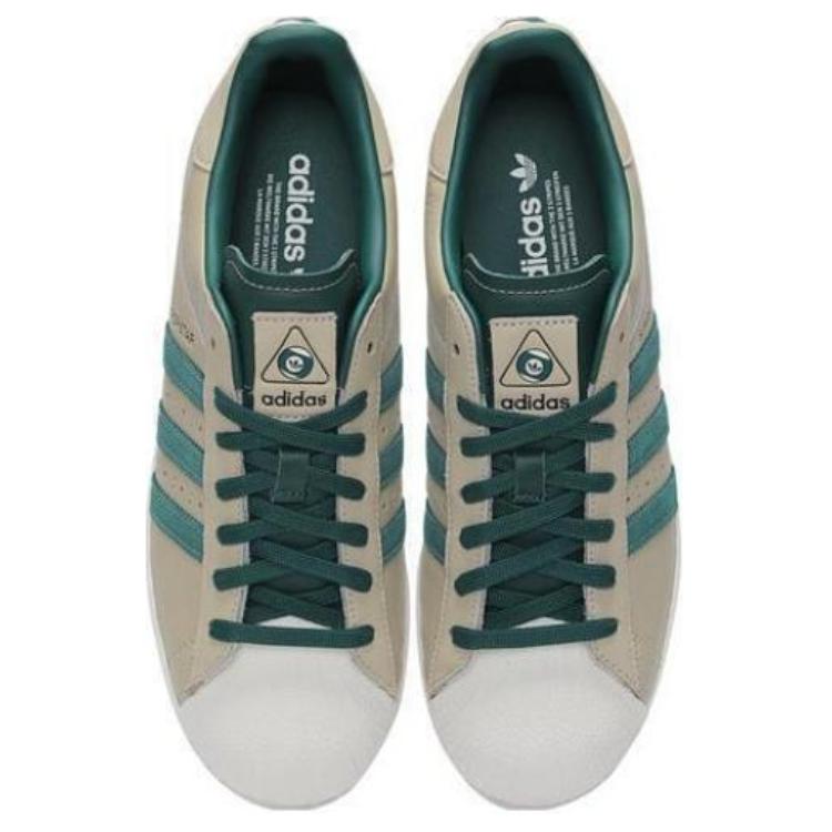 Adidas Оригинальные кроссовки Superstar с низким верхом, унисекс, хаки IF1782