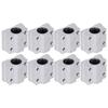8PCS Linear Ball Bearing Slide Block Aluminum Alloy Low Friction CNC Slide Block for 3D Printer