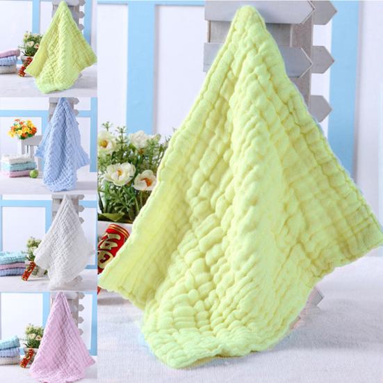 Soft Cotton Baby Infant Newborn Bathing Towel Washcloth Feeding Wipe Cloth