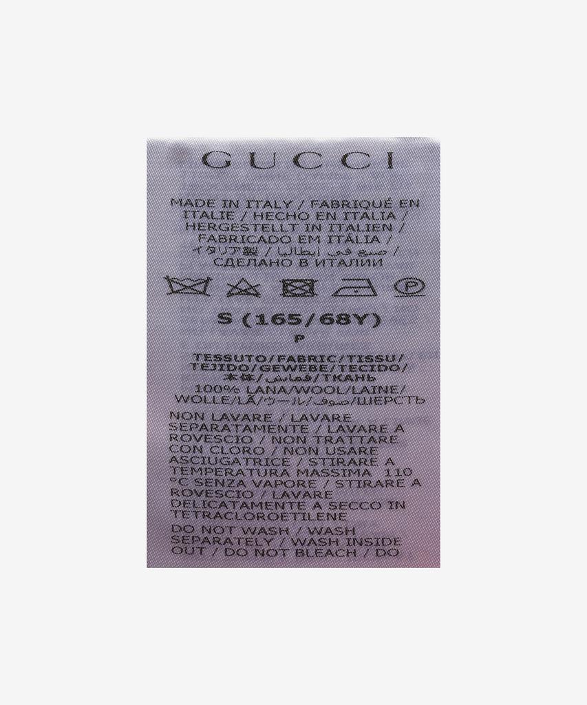 GUCCI Square Gg Logo Wool Jacquard Ribbon Knit - Red / 676829Xkdde6367
