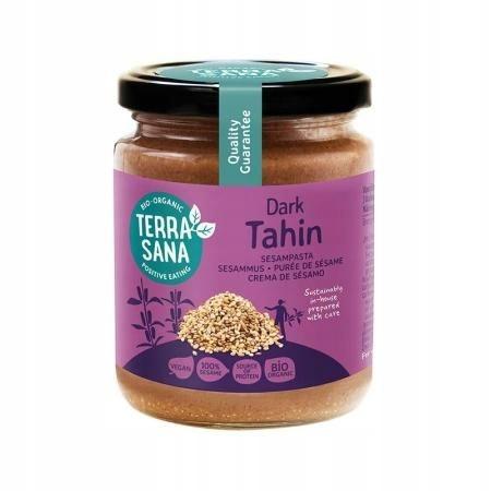 DARK TAHINI (SESAMATE PASTE) ORGANIC 250 g - TERRASANA