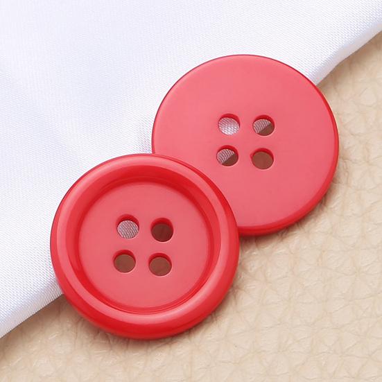 110Pcs Resin Cat Eye Buttons 9mm-30mm Four-Eye Buttons Sewing Accessories DIY