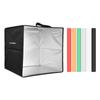40 см/16 дюймов складная светодиодная палатка портативный настольный световой короб для фотостудии 128 шт. светодиодные бусины