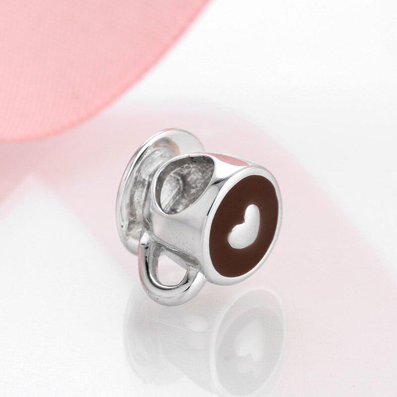 Новая мода 925 стерлингового серебра Love Free Time сердечко кофейная чашка бусины подходит оригинальный Jiuhao шармы браслет браслеты Diy ювелирные изделия