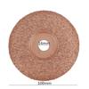 4 Inch Tungsten Carbide Coating Wood Carving Disc Shaping Disc 100mm Diameter 16mm Bore for Angle Grinder