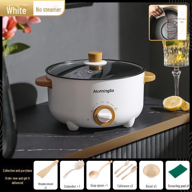 Multifunctional Mini Electric Hot Pot for One-Person Cooking