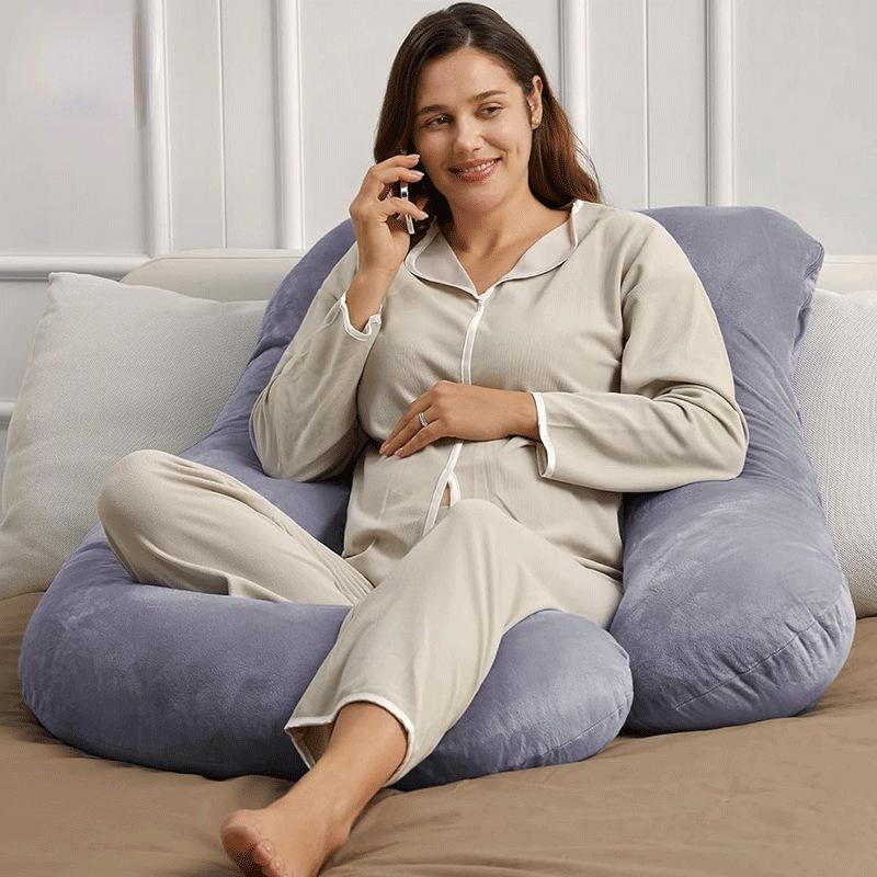 Подушка для беременных. Защита талии. Боковая подушка для сна. Подушка для сна на стороне сна. Подушка для объятий. Специальная многофункциональная U-образная подушка для беременных.