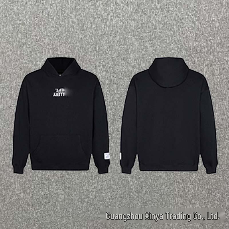 GALLERY DEPT Ink Splatter Graffiti Unisex Cotton Hoodie Set - Autumn Loose Fit