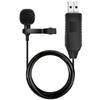 USB Microphone iGOKU Pin Microphone PC Microphone Computer Microphone Omnidirectional USB Mini Clip Microphone Compatible with Audio Video Comes with