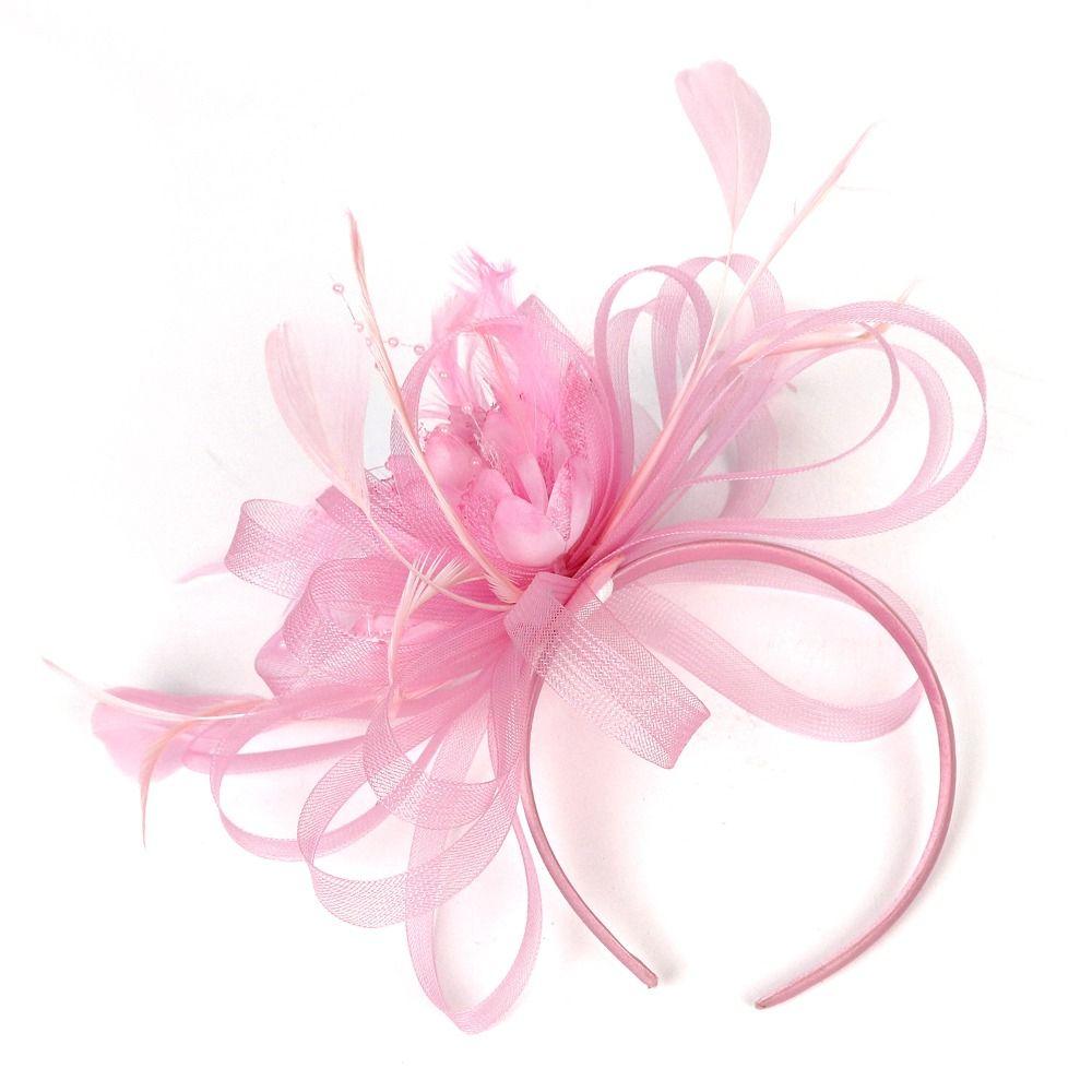 Headwear Banquet Wedding Hair Accessories Bride's Headdress Feathers Hat Hair Clip Fascinators Hat