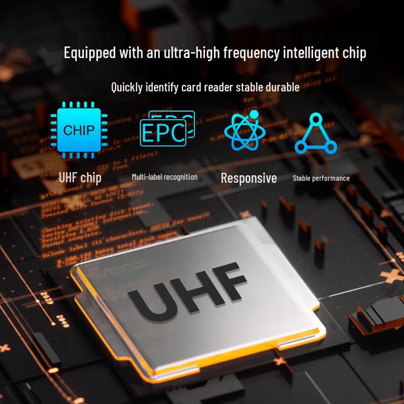 Industrial UHF Desktop RFID Reader/Writer with Network & WiFi Capability for UHF 6C Card Issuing and Writing.