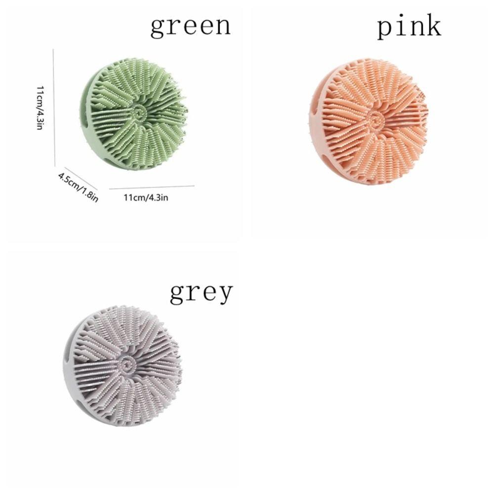 Портативная ручная щетка для ванны, двухсторонняя массажная щетка, силиконовая щетка для ванны, ванная комната