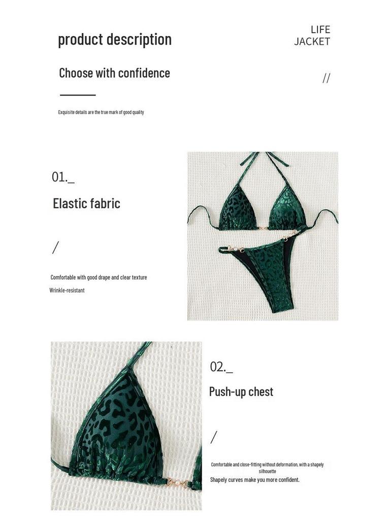 Раздельный купальник бикини в европейском и американском стиле 2025: Купальники с завязками и сексуальным принтом для женщин