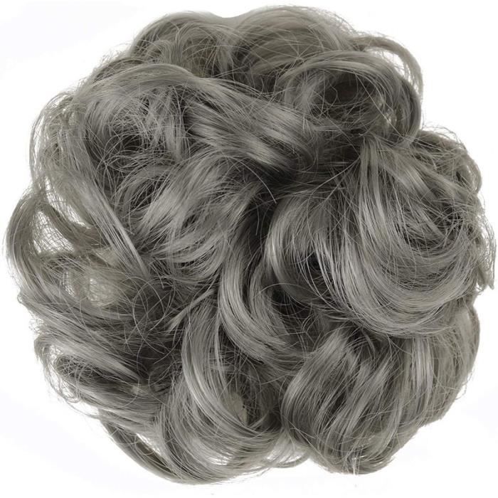 Adjustable Magic Chignon - SHOP-STORY - Grey - For Fine Hair - Bohemian Hairstyle - Easy To Use