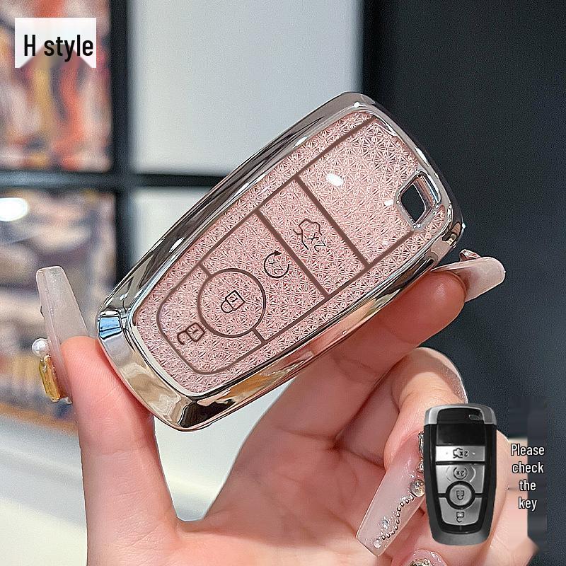 Роскошная крышка для ключа для моделей Ford Mondeo, Edge, Explorer и Escort.