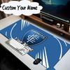 Custom Name Mouse pad Empoli Crest Design Mouse Pad Desk Mat, Non-Slip Rubber Backer Pad For Computer Notebook Gaming Mouse Pad Birthday Gift