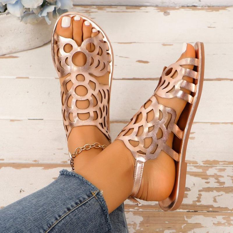 Летние новые плоские сандалии с бабочкой и отверстием для пальцев женские одно слово клип носок уличные пляжные женские классные тапочки