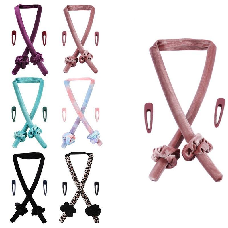 EVA Большая волна плойка без нагрева микрофибра супер плюш без нагрева плойка для ленивой завивки плойка без нагрева бигуди лента