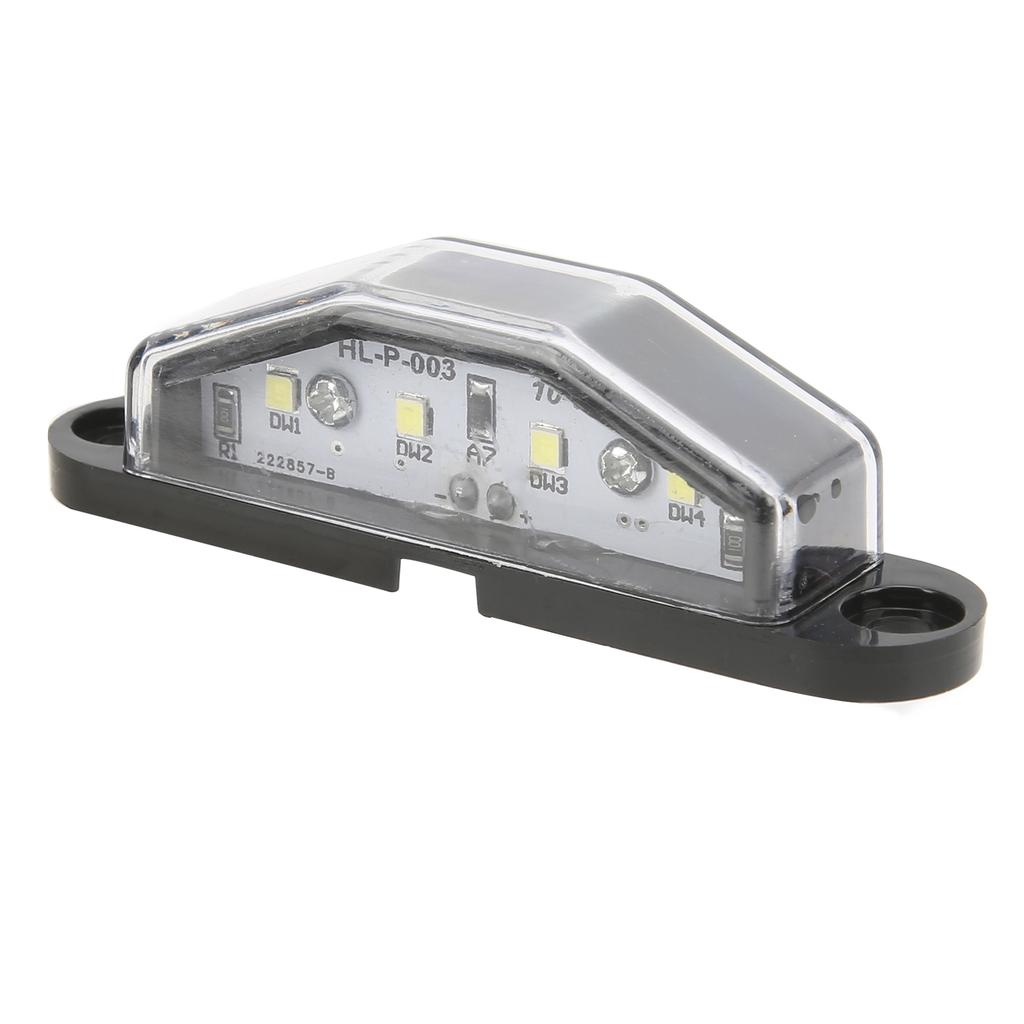 4?LED License Plate Light 10?30V IP67 Waterproof Durable Lamp for Trailer RV Van Truck