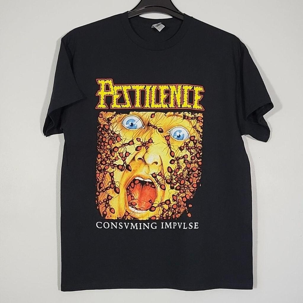 Vintage 1987s Psychedelic Fear Expression Horror Graphic Shirt S-5XL