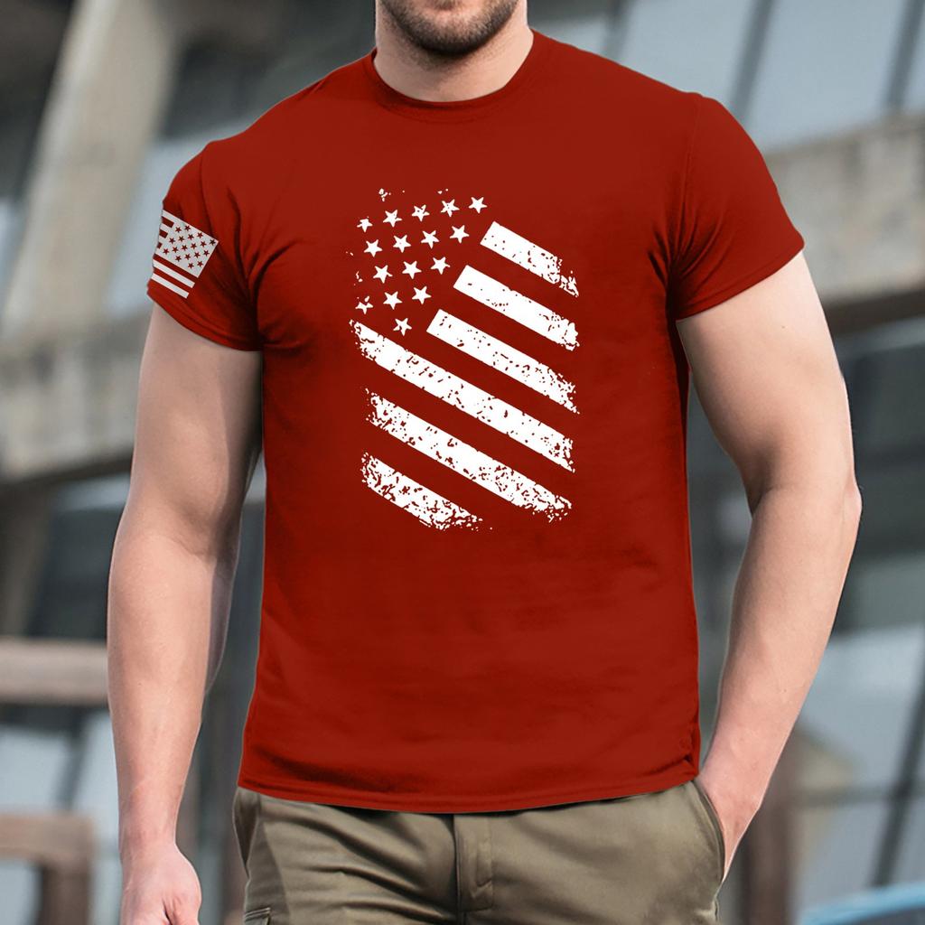 Men'S Fashionable T-Shirt, Street Casual Short Sleeved Clothing