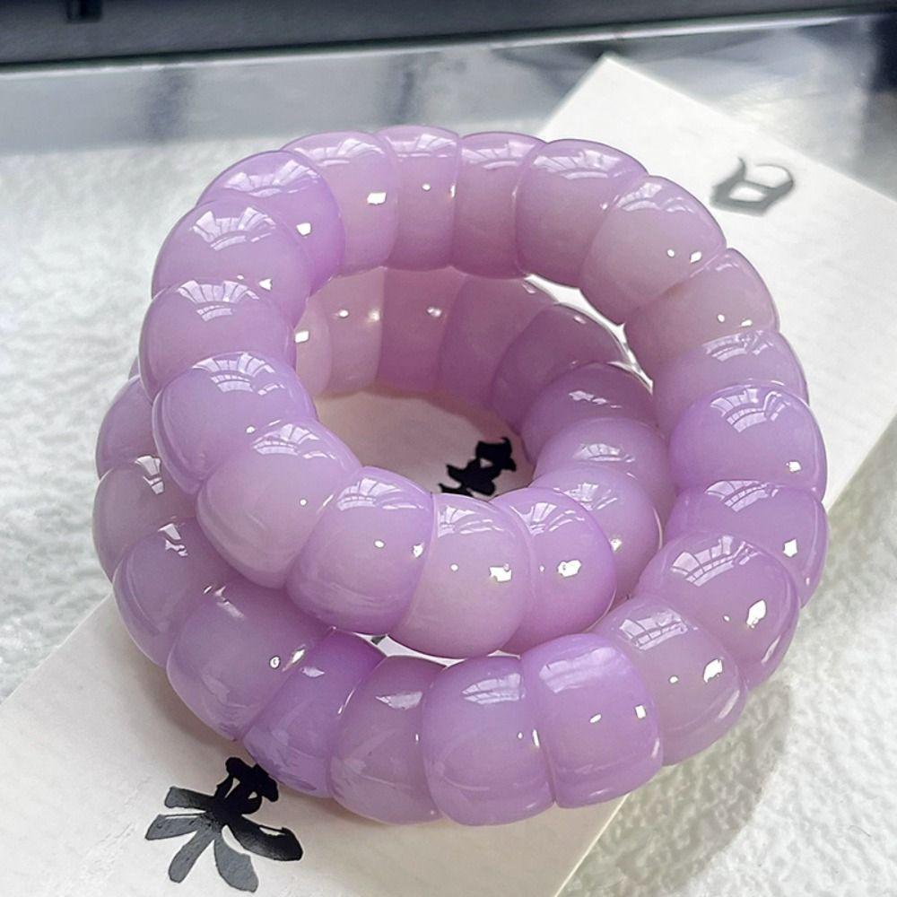 Счастливые браслеты из бусин Бодхи, цвет фиолетового винограда, целебный браслет Бодхи, креативный подарок, браслет