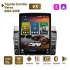 9,7-дюймовый автомобильный радиоприемник на базе Android для Toyota Corolla Verso 2004-2009, 2 DIN Tesla, вертикальный экран, авторадио, мультимедийный плеер Carplay, 2 + 32 ГБ