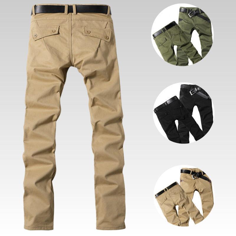 Four Seasons Wear Новые мужские повседневные брюки Свободные прямые рабочие брюки Военные зеленые рабочие брюки мужские износостойкие